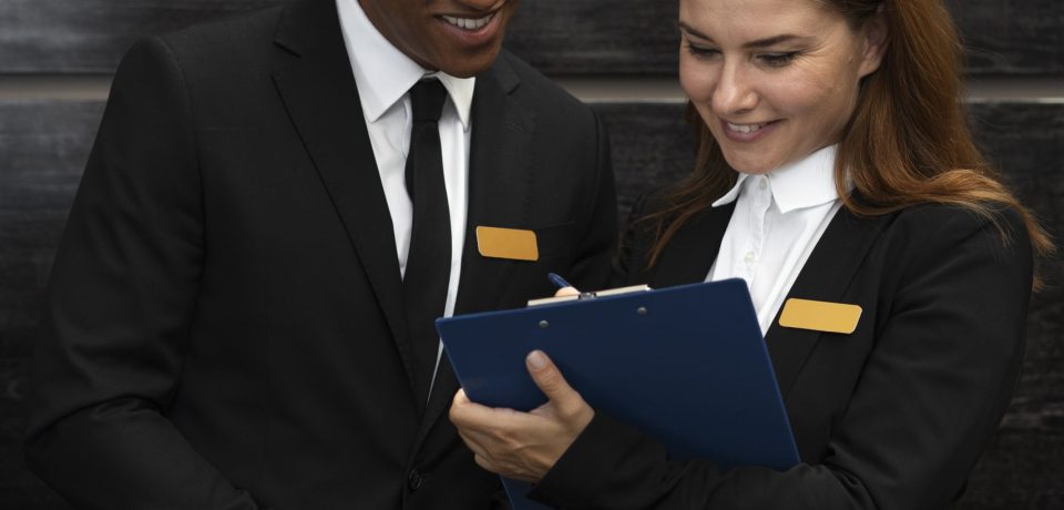 receptionists-elegant-suits-work-hours